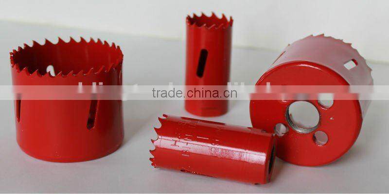 Alloy Steel Body, M3 or M42 8% Cobalt Teeth Bi Metal Hole Saw
