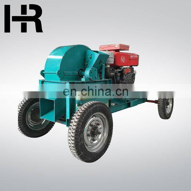 wood crusher machine for sawdust with diesel moter