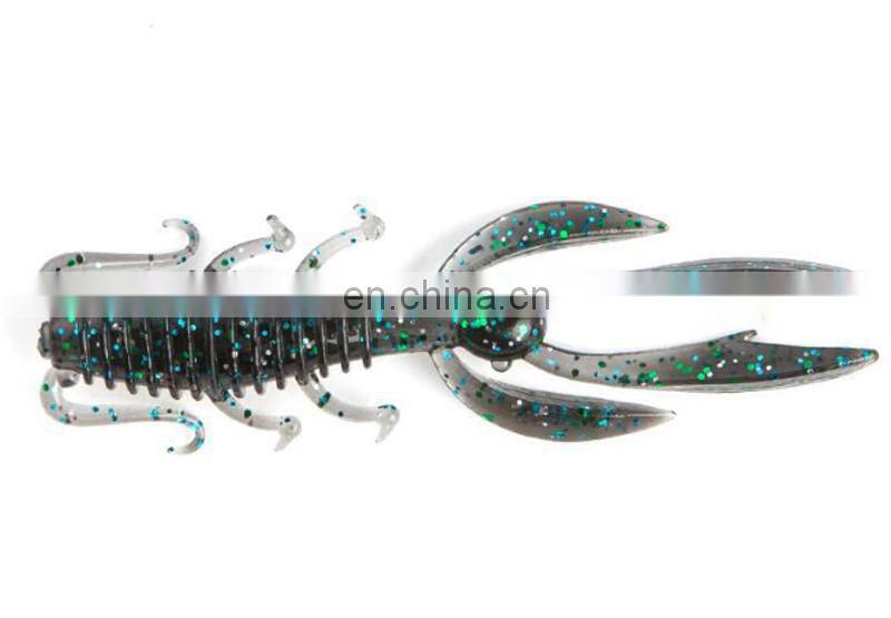 10pcs/bag 1.9g 2.5g Fishing Lure With Box Soft Worm Fishing leurre souple Soft Fishing Lure Combo soft lure