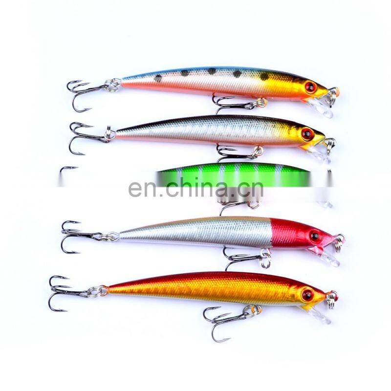 9cmFloating lure bait plastic hard bait6gTopmouth Culter bass bait Wholesale Suspending jerkbait fishing artificial minnow