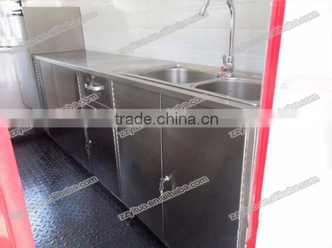 Mobile Food Trailer, Fried Ice Cream Food Cart, Food Truck