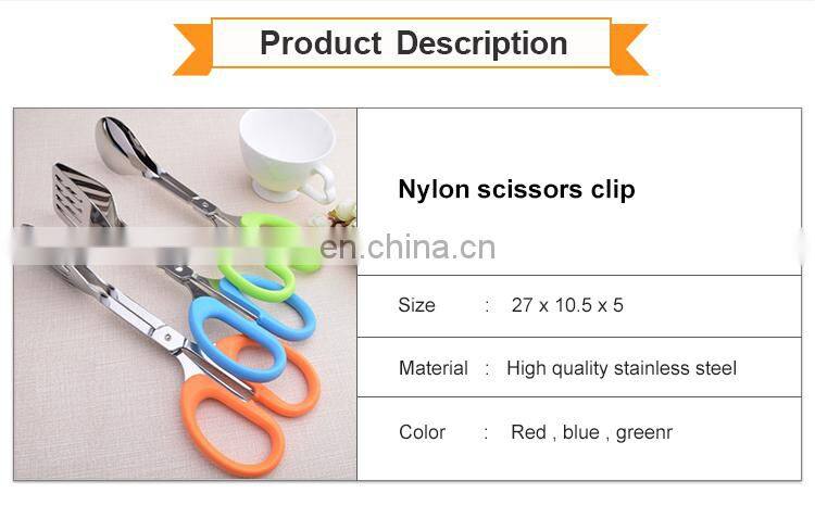 Best Selling High-Grade Temperature Resistant Nylon Grill Meat Different Types Food Tongs