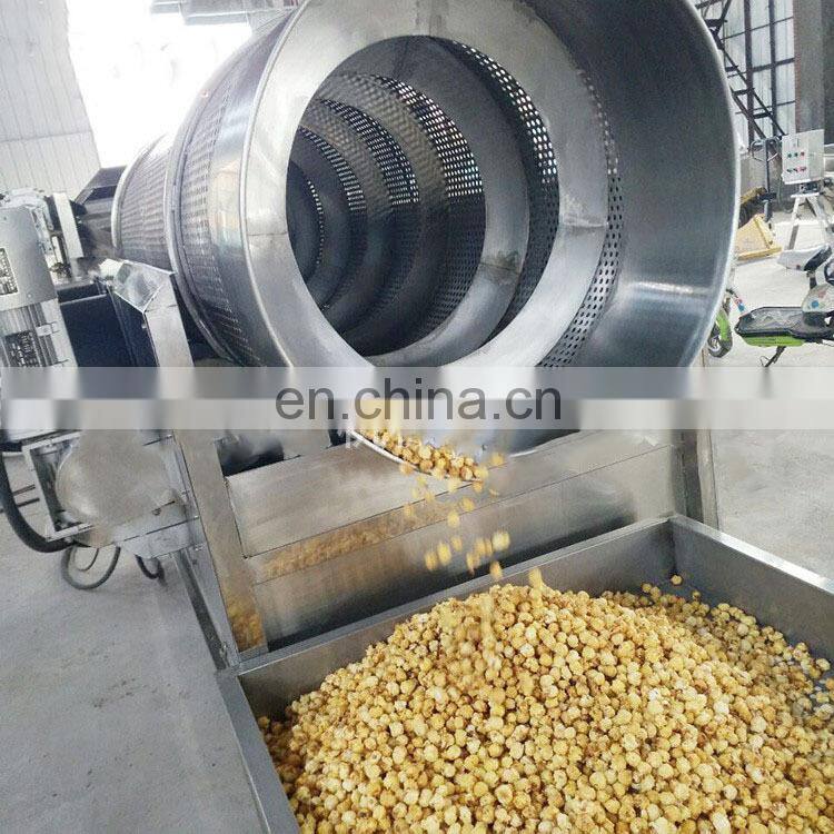 China stainless steel commercial automatic caramel kettle corn popcorn machine for sale