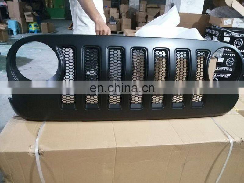 JL Style Black Mesh Car Front Grille for Jeep for Wrangler JK 2007-2017