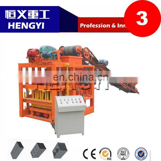 Hengyi qt4-22 vibrated block making machine/hollow block machine in philippines