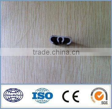 6000 series black powder coated aluminium profile