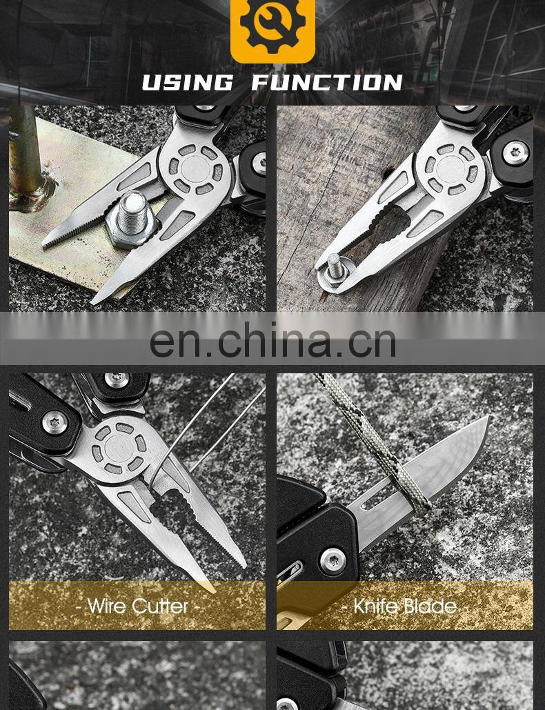 Amazon's New Multi-Purpose Outdoor Tools Outdoor Stainless Steel Wire Sriping Pliers Portable Foldable Pocket Pliers