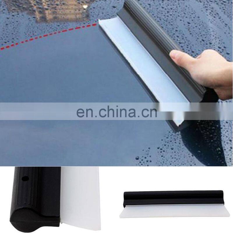 Flexible Soft Silicone Wiper Car Window Cleaning Glass Scraper Silicone Handy Squeegee Car Blade Clean Scraping Film Scraper