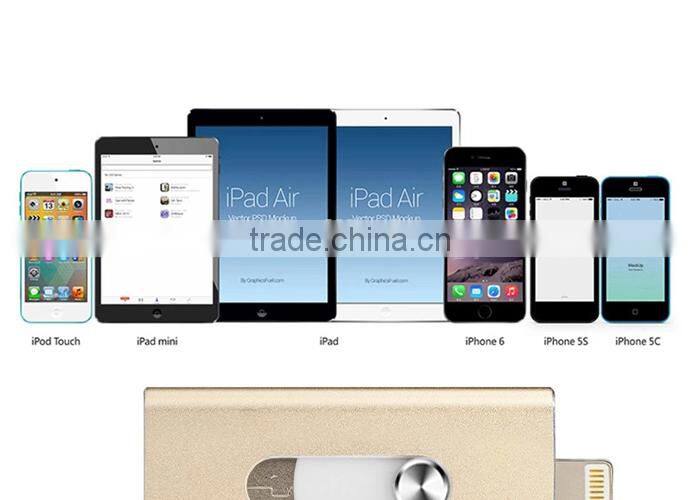 Wholesale alibaba OTG metal usb memory stick 32gb64gb for Iphone