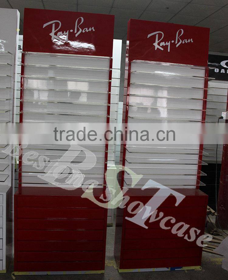 Stylish eyewear mall sunglass kiosk for optical store