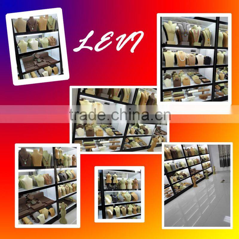 Chinese factory customized MDF jewellery stand/ custom wooden necklace display tray G-01