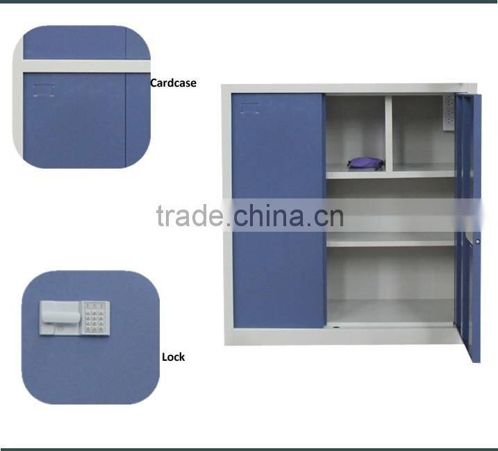 Commercial furniture custom style swing 2 door office small cupboard