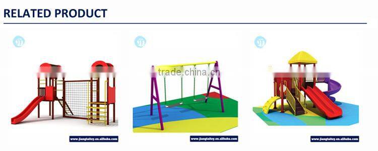 JT-11801B children simple and cheap plastic slide and swing