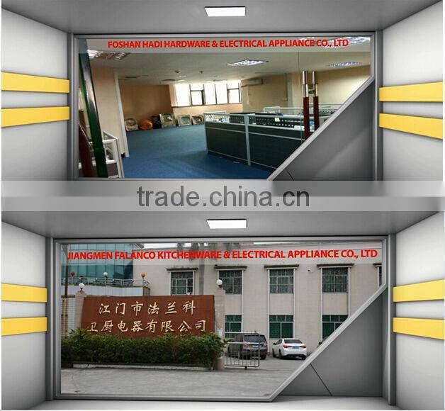 single round bowl stainless steel kitchen sink with drain boards HD7750C