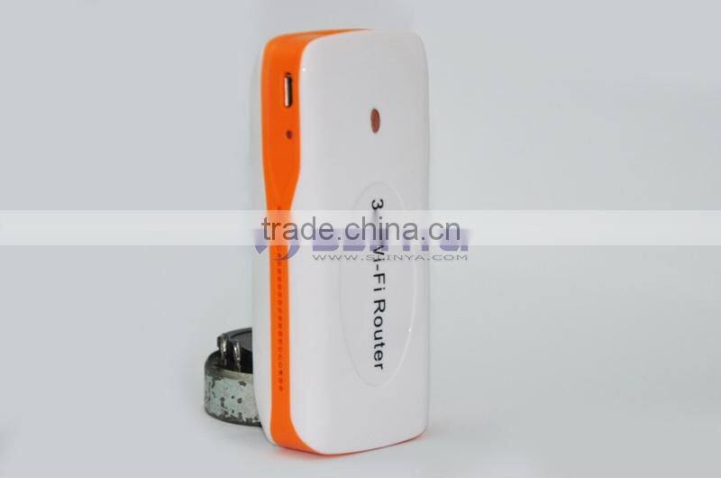 1800mah Wifi Power Bank Wireless 3G Wifi Router For Smartphone Tablet