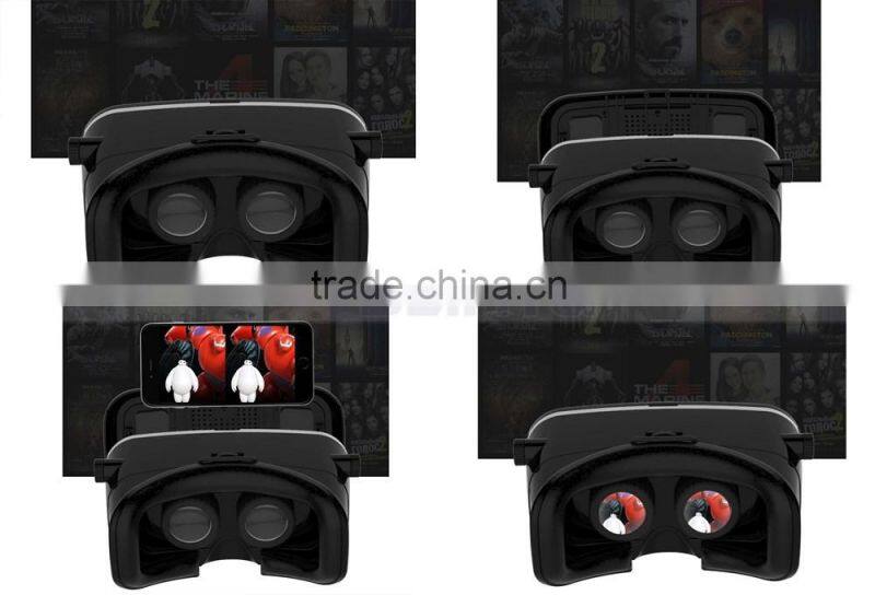 4Th 3D Virtual Reality Case Box Helmet Active Imax VR 3D Glasses For Pc Games Sexy Movie Video