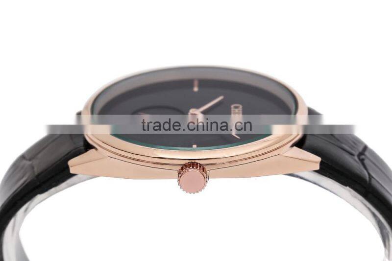 2016 China Manufacturer for Unisex Leather strap quartz watch