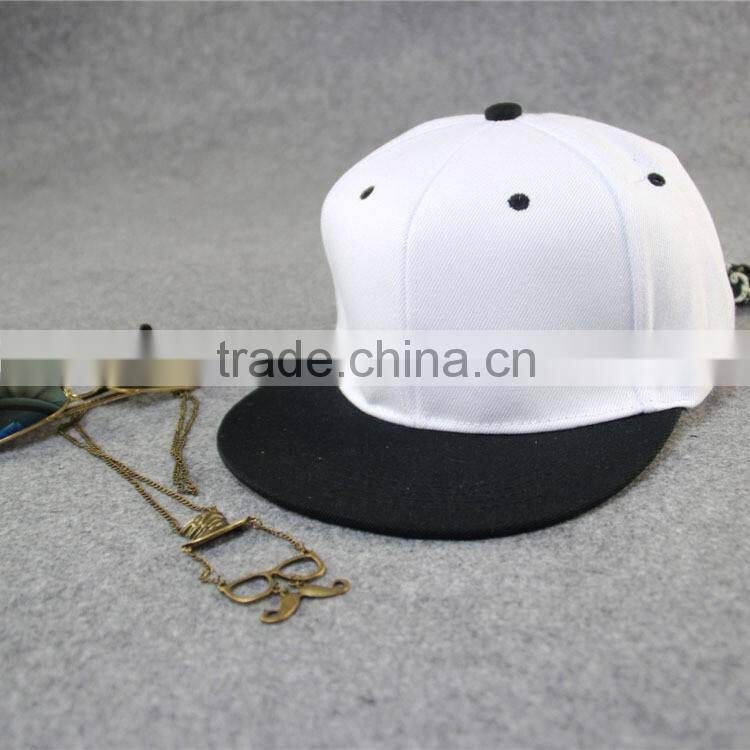 Wholesale 2016 Newest Lace-up Back Flat Brim Blank Snapback Hats