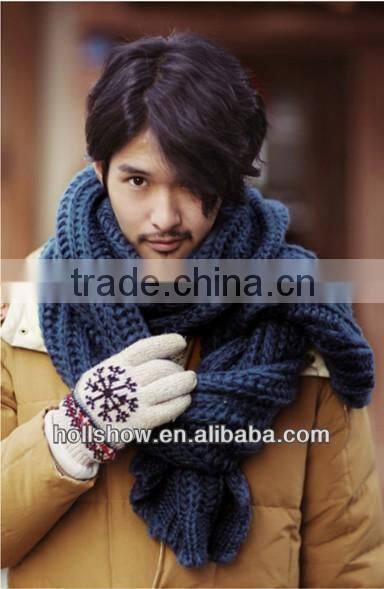 2013 Winter Fashion Unisex Warm Thick Long Acrylic Knitted Scarf
