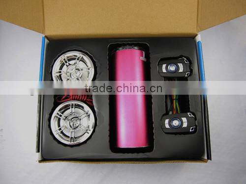 USB TIFcard radio fm TIF card radio fm motorcycle mp3 audio anti-theft alarm system