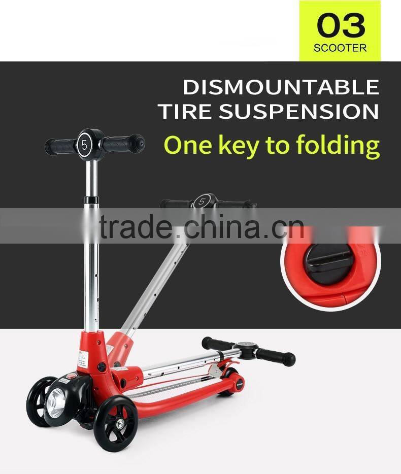 Rastar best gift made in china toy 3 wheel folding kids scooter