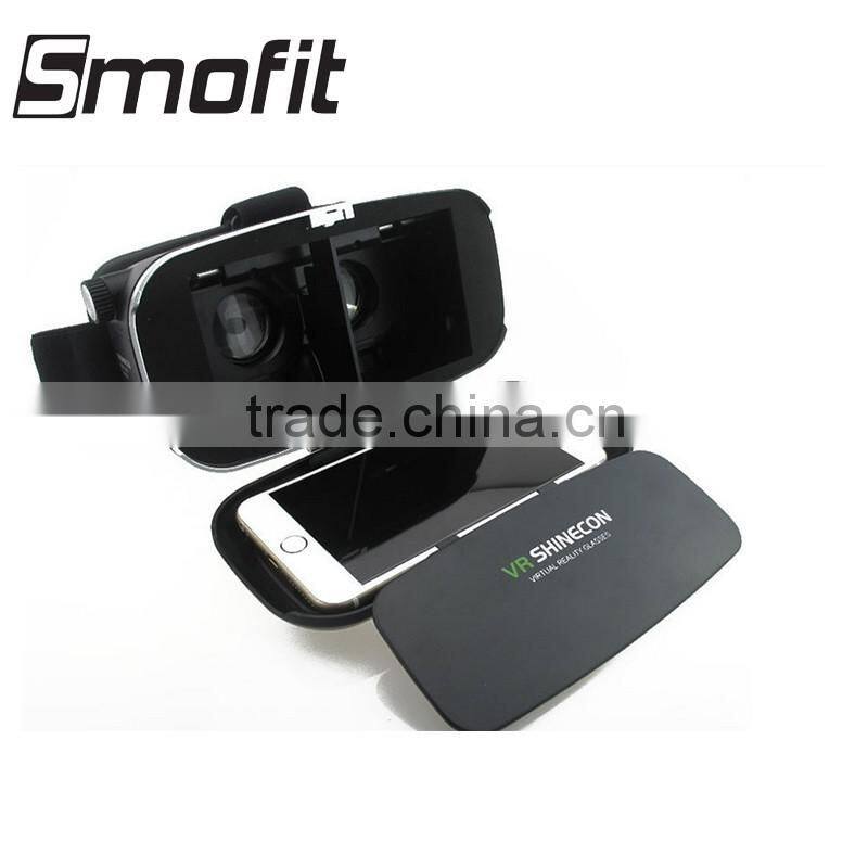 Google VR Shinecon 3D Virtual Reality Glasses Head Headset VR Box 3D Glasses Bluetooth Controller/Gamepad