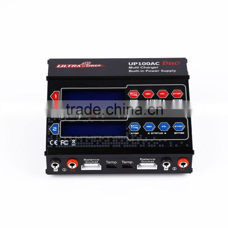 UP100AC Dual 2 Port 100Watt 10/6Amp AC DC Balancing Battery Charger