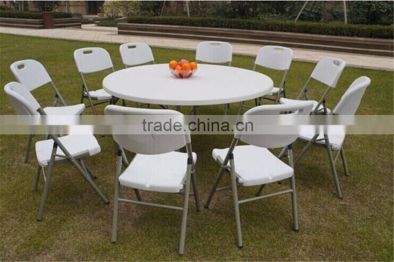 Plastic Folding Wholesale Plastic Round Portable Outdoor Camping Picnic Banquet Table