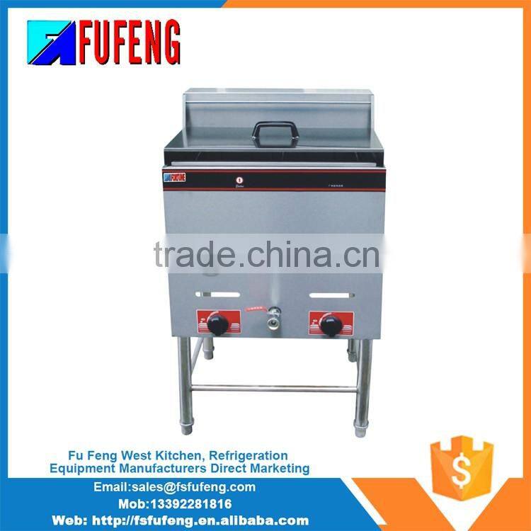 chinese products wholesale gas fryer with double baskets