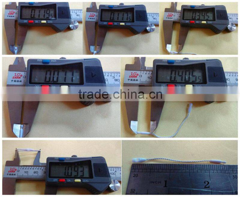 The bullet head tags rope, environmental protection non-toxic PS material laser tag china