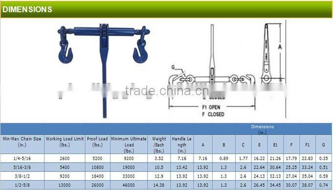 rigging hardware us type Ratchet industrial ratchet tensioners