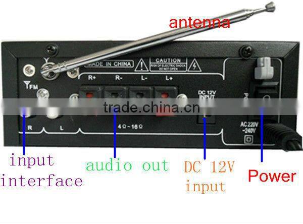 Yatao amplifier supplier YT-326A with FM & USB/SD