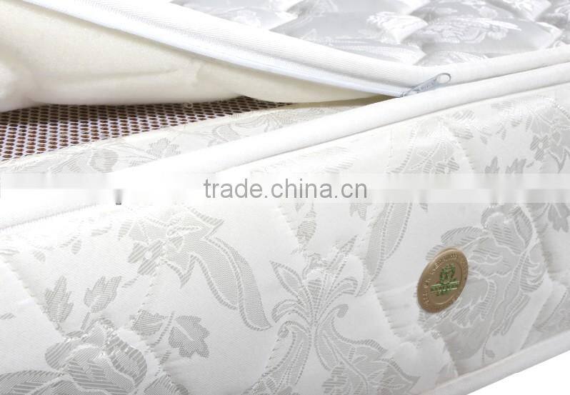 wholesale price high quality king size bonnell spring mattress with Coir fiber
