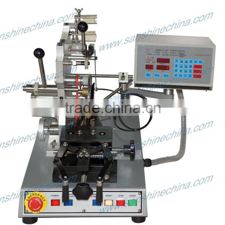 Slider type automatic toroid power transformer winding machine