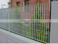 galvanized forge welded steel grating fence