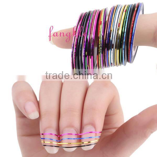 Good quality nail guide sticker tape , self adhesive nail tape , nail sticker tape