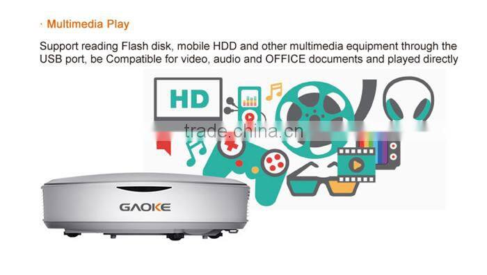 Low cost noise Native 1080p full hd 3d laser projector With HDMI VGA USB For Schools