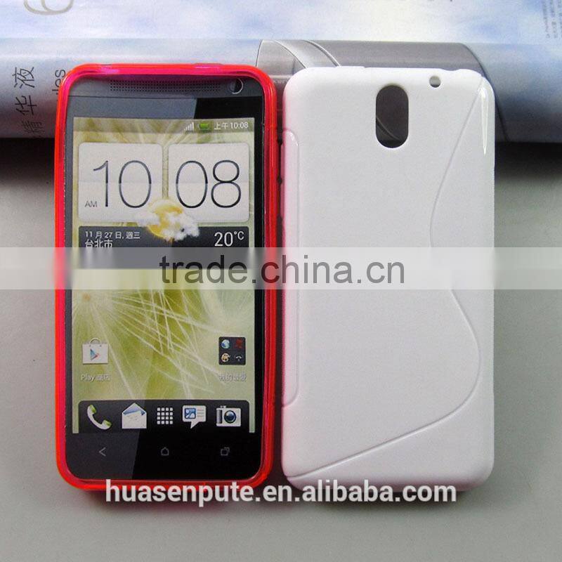 Hot sell !!Newest For HTC desire 610t TPU S Line Gel soft case