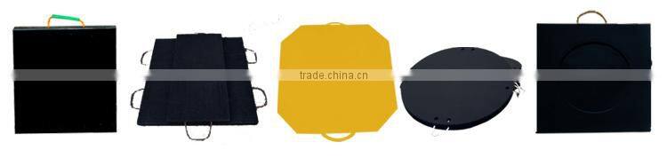 Excellent plastic outrigger plate with customized color and specification.