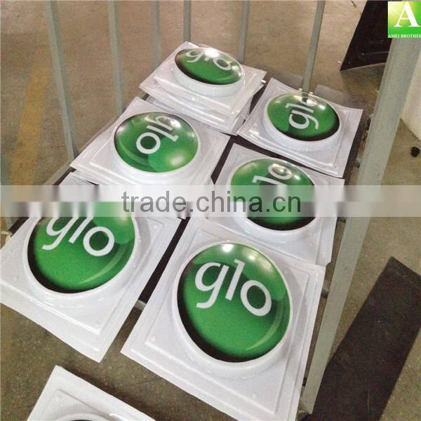 PMMA plastic vacuum forming advertising logo light box