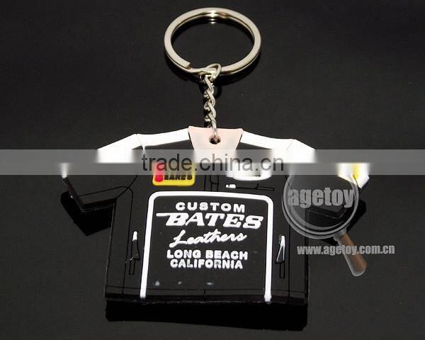 Rubber T-shirt Keychain