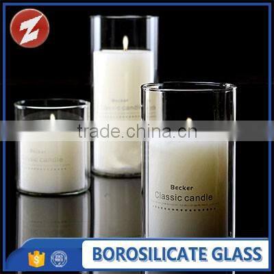 various sizes heat resistant glass jar for candle