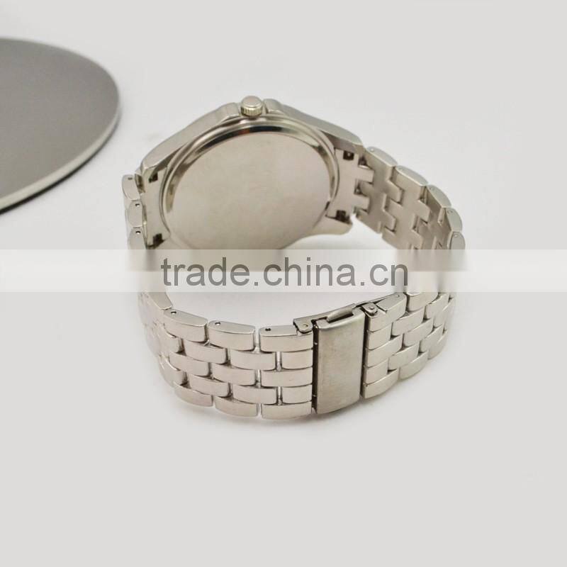 Classic mans business watch fake three eyes quratz waterproof watch