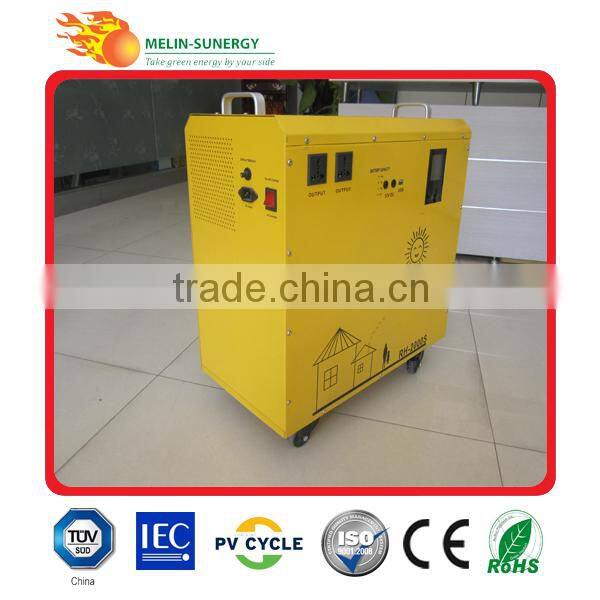 Portable home solar kit with AC output