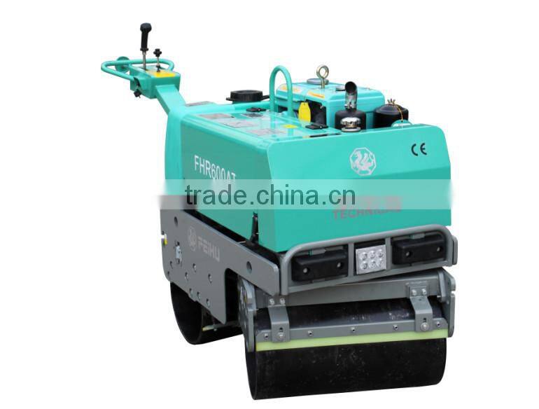 For sale good quality diesel engine electric start mini road roller price are reasonable