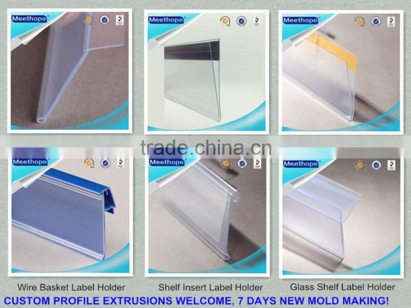 Supermarket Plastic Price Tag Holders for Hook