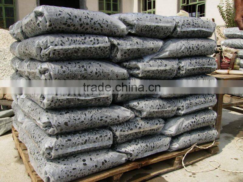 tumbled pure white pebble stone