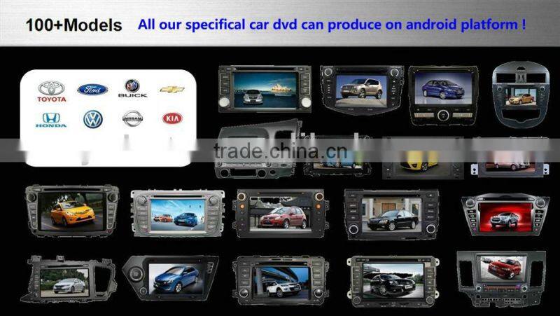 Android Car DVD player, GPS/BT/MP3/MP4/MP5/FM/AM/IPOD 100 kinds of Android 4.0 Car DVD 3G(WCDMA) and WIFI