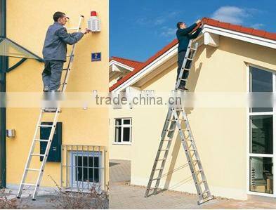 Easy to operate aluminum alloy 3 section lader AY-308 with en131