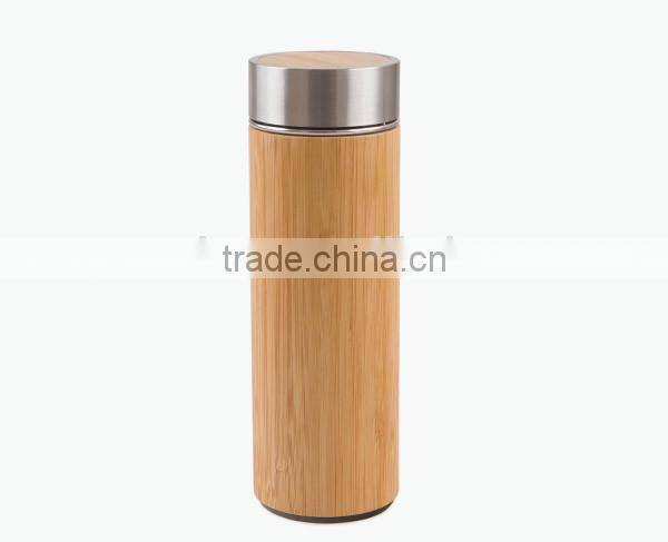 Bamboo insulation cup bamboo water bottle